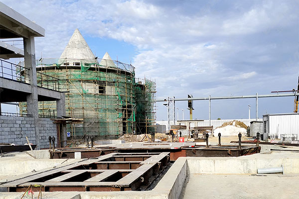 安徽年產(chǎn)60萬噸鋼渣線項目安裝現(xiàn)場 安徽年產(chǎn)60萬噸鋼渣線項目安裝現(xiàn)場