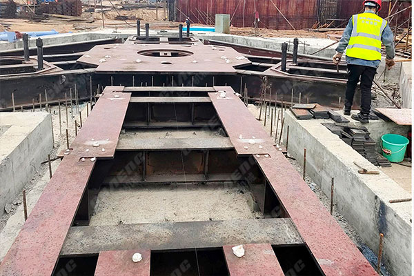 湖北年產(chǎn)60萬噸鋼渣線項目安裝現(xiàn)場 湖北年產(chǎn)60萬噸鋼渣線項目安裝現(xiàn)場