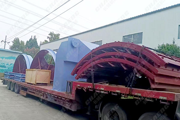 山西年產(chǎn)45萬噸礦粉線基礎(chǔ)部件發(fā)貨